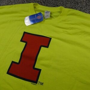 NEW Notre Dame Fighting Irish Shirt Mens 2XL Yellow Illini NCAA College Football